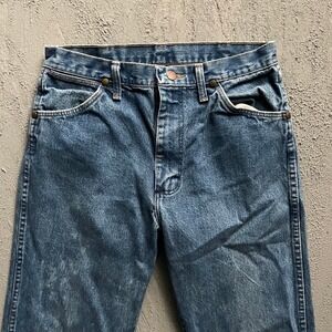 Vintage Straight Leg Jeans Mens 30x32 Blue 90s Wrangler